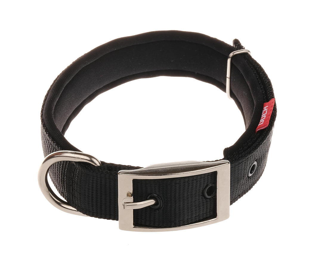 Doca 45 Cm Dokuma Boyun Tasması Siyah 26-36 Cm