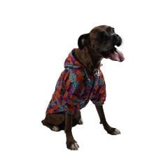 Pawstar Büyük Irk Köpek Yağmurluğu Kapşonlu Folium 22567 - 5XL