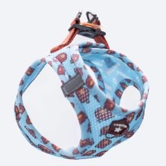 Pawstar Köpek Göğüs Tasması Bears Desenli M