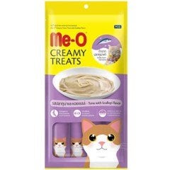 Meo Ton Balık Deniz Taraklı Kedi Sıvı Ödül Maması 4 x 15 Gr