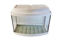 Bombeli Akvaryum 50cm Beyaz 50*28*43h