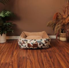 Puffy Paws Rainbow Peluş Köpek Yatağı XL 75*78 Cm