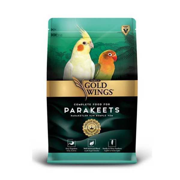 Gold Wings Premium Paraket Yemi 1 Kg