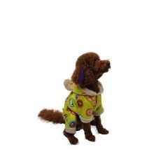 Pawstar Köpek Montu Kapşonlu Tulum Sarı 22503 - L