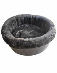 Lavista Gofi Peluş Simit Kedi Köpek Yatağı