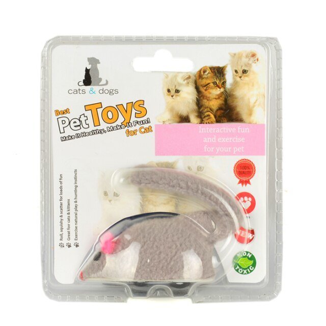 Kedi oyuncak çek bırak fare peluş pızm-049 zm-4389
