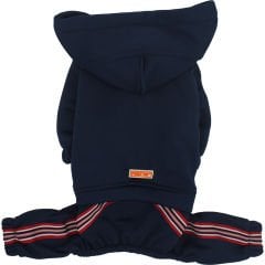 Pawstar Köpek Tulumu Sweatshirt Kapşonlu Lacivert 22920 - S