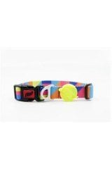 Tailpetz Boyun Tasması Gökkuşağı Desen M 30-50 cm