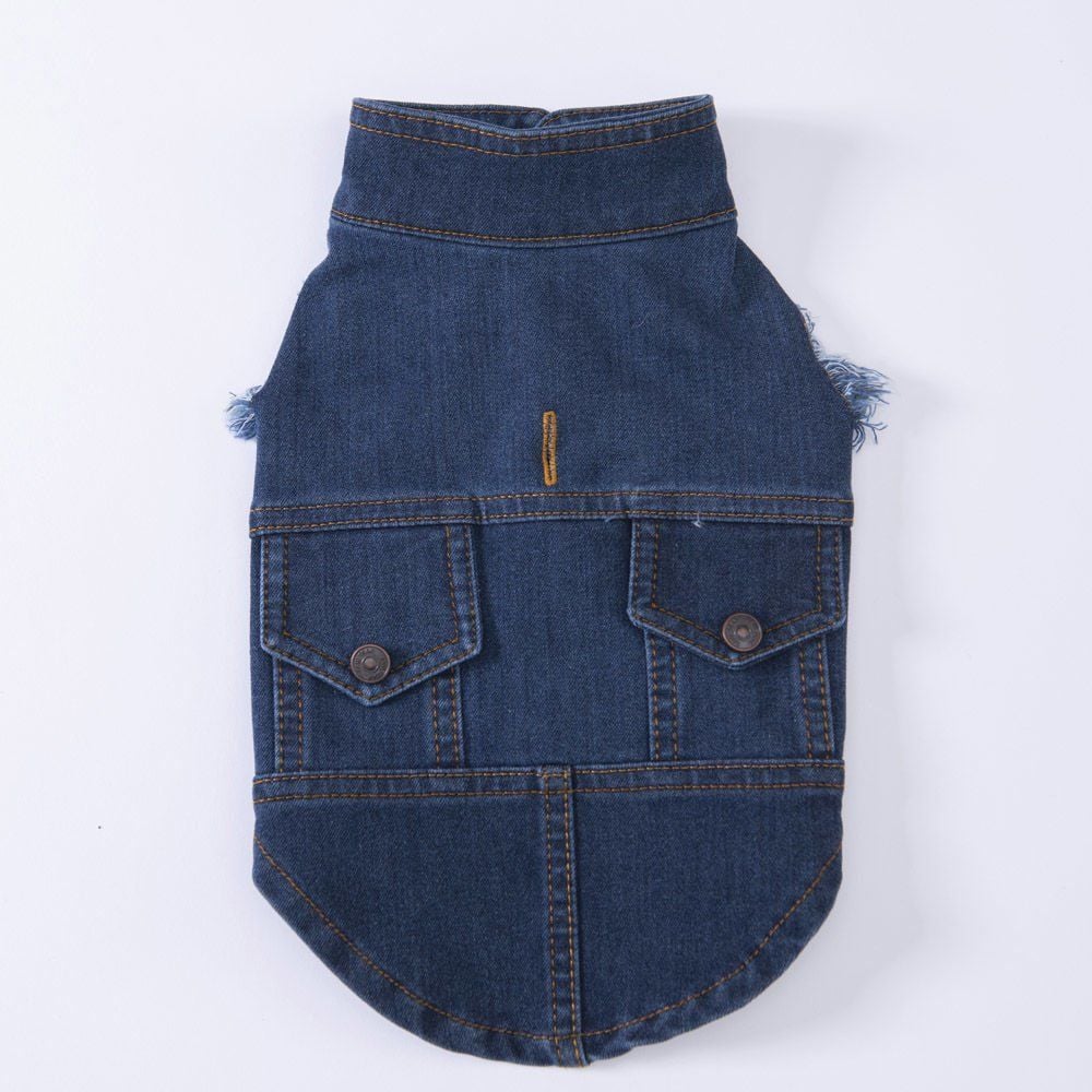 Pawstar Denim Kot Köpek Yeleği M 22101