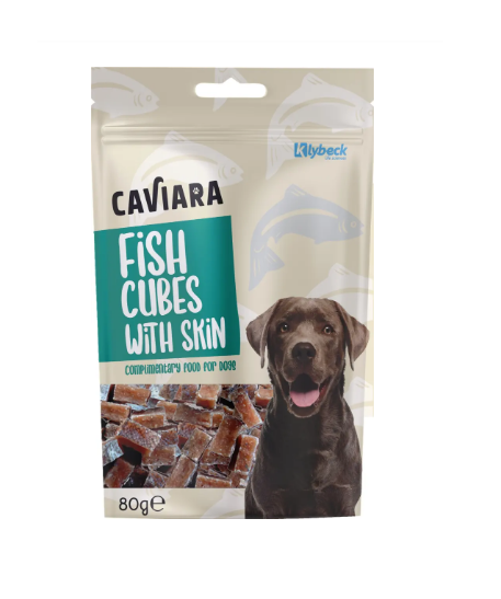 Caviara Köpek Ödülü  Fish Cubes 80 GR KL-320