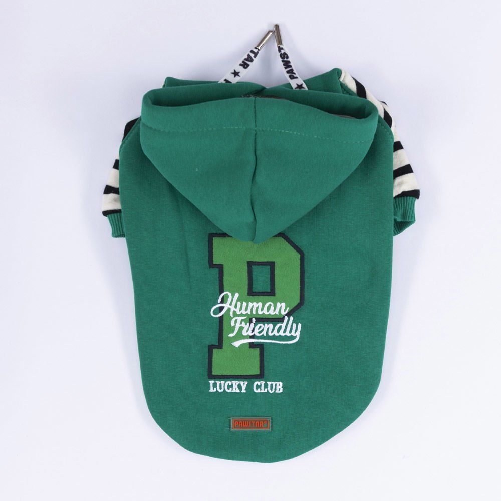 Pawstar Yeşil Lucky Club Hoodie Köpek Sweati XL 24703