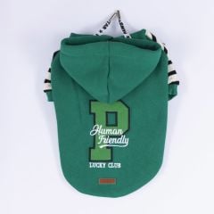 Pawstar Yeşil Lucky Club Hoodie Köpek Sweati XL 24703