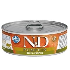 N&D Ördekli Bal Kabaklı Yetişkin Kedi Konservesi 70 Gr