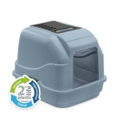 İMAC EASYCAT 2ND LİFE KAPALI KEDİ TUVALETİ MAVİ 50*40*40CM