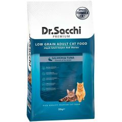 DR SACCHI KEDİ LOW ADULT SOMON&TUNA KEDİ MAMASI 10 KG