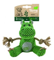 M-Pets Terra Toto Yeşil İnek Peluş Köpek Oyuncağı 10660899