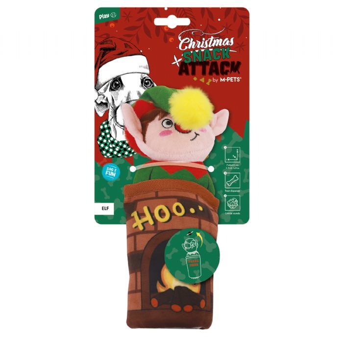 M-Pets Snack Attack Elf Köpek Oyuncağı 10654799
