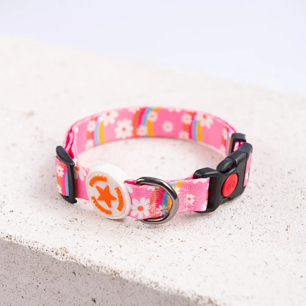 Pawstar Desenli Köpek Boyun Tasması Daisy S 1,5*26-38 CM