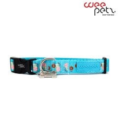 Weepetz boyun tasması m 31-47cm mavi karışık desen