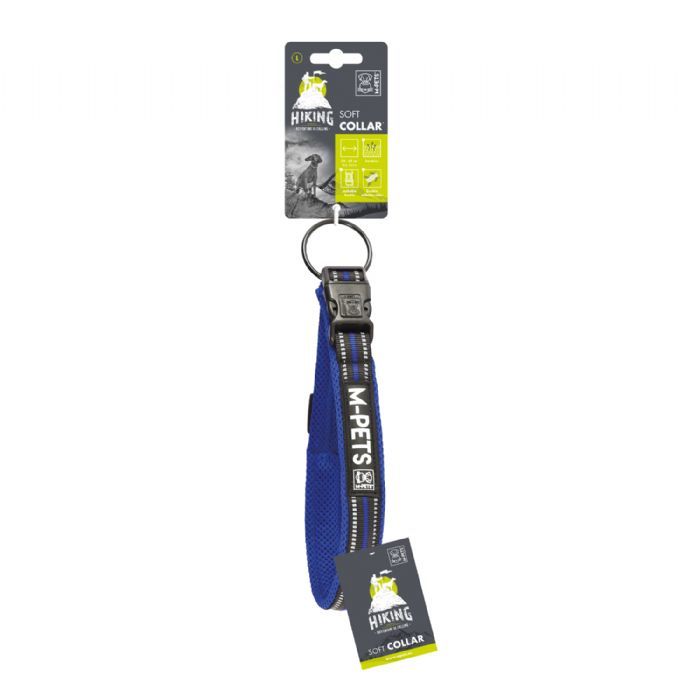 M-PETS Hıkıng Soft Boyun Tasması Mavi L 55-65 Cm 10825599