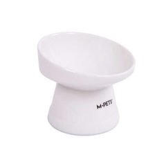 M-PETS TILTD  Seramik Mama Kabı WHİTE 150ML 20501901