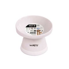 M-PETS TILTD  Seramik Mama Kabı WHİTE 150ML 20501901