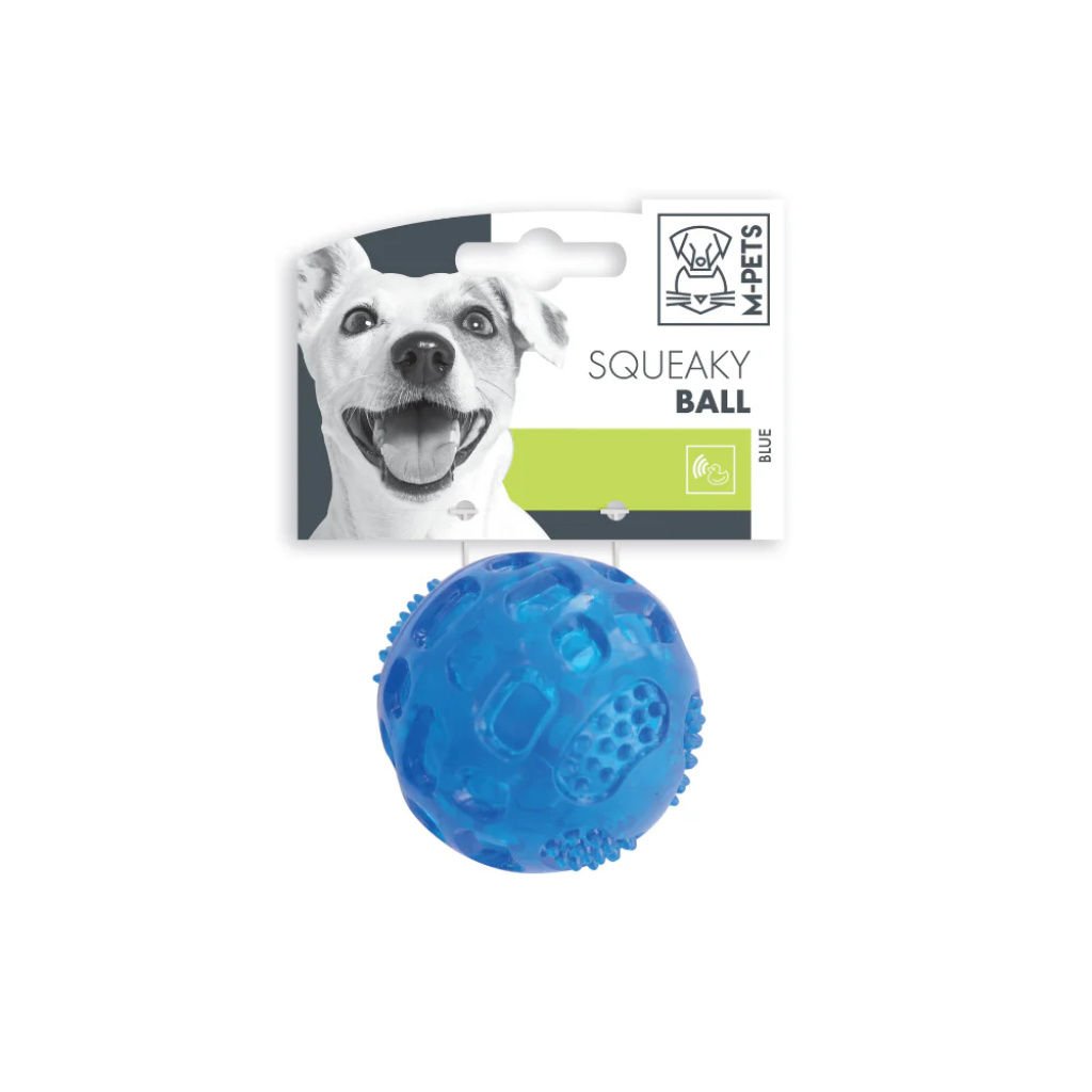 M-PETS OYUN. SESLİ TOP MAVİ 6,3 CM 10608599
