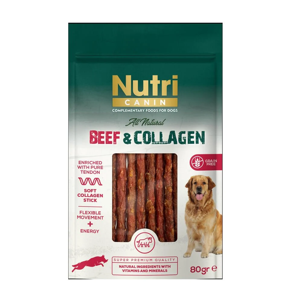 Nutri Collagen Biftek Sargılı Kemik 80gr  S-017