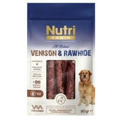 Nutri Geyik Eti Sargılı Kemik 80gr  S-013