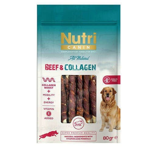 Nutri Collagen Biftekli Köpek Ödül Maması 80 Gr