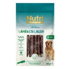 Nutri Collagen Kuzulu Köpek Ödül Maması 80 Gr