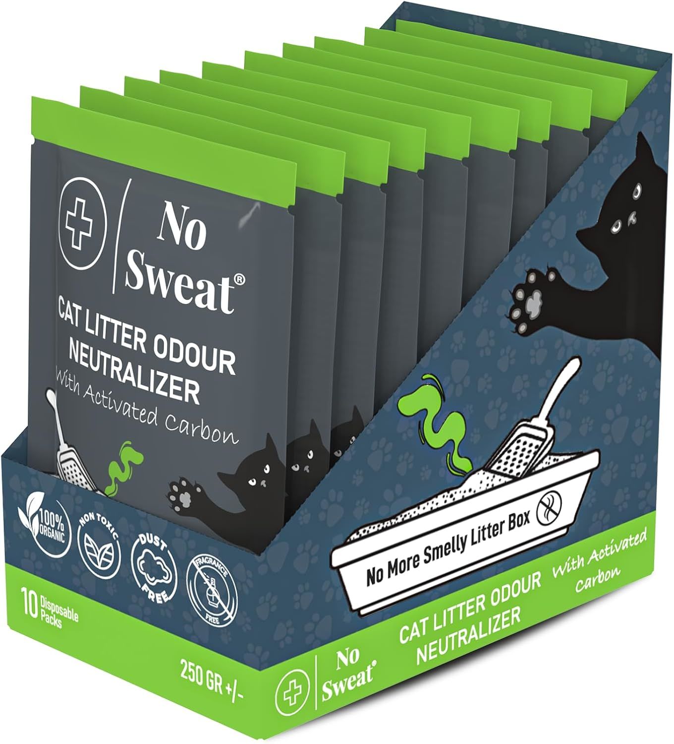 SWEAT AKTİF KARBON KUM KOKU GİDERİCİ 500 GR 410-2330