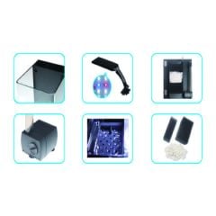 Lomas Nano 20 Aydınlatmalı Nano Akvaryum 20,5X23,5X22,5 Cm