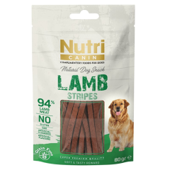 Nutri Stripes Kuzulu Köpek Ödül Maması 80 gr