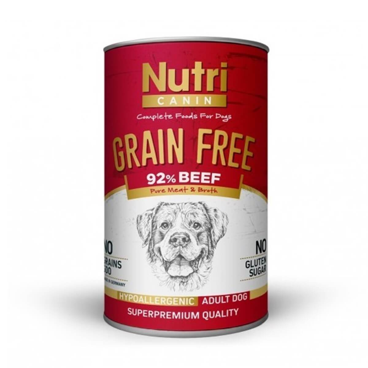 Nutri Biftekli Yetişkin Köpek Konservesi 400 Gr