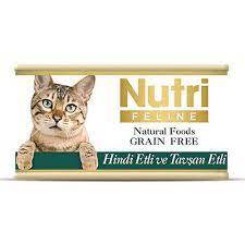 Nutri Feline Hindili Tavşanlı Kedi Konservesi 85gr