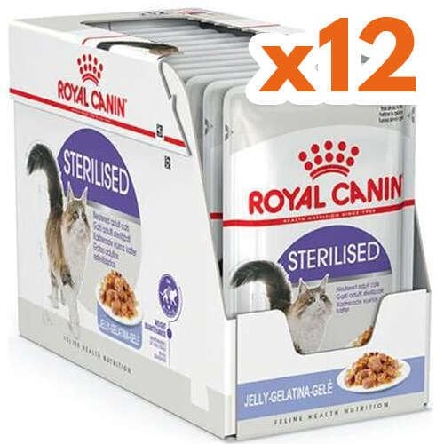 Royal Canin Sterilised Jelly Kısırlaştırılmış Kedi Konservesi 85 Gr x 12 Adet
