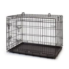 EUROGOLD KÖPEK KAFESİ SİYAH 120*77*90 625AS