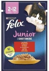 Purina Felix Junior Sığır Etli Yavru Kedi Maması 85 Gr