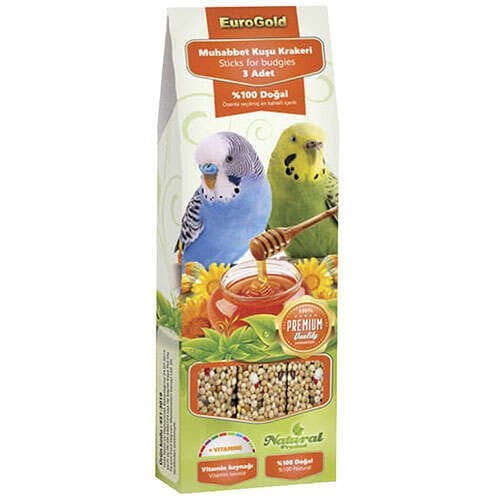 Eurogold Muhabbet Kuşu Ballı Kraker 3lü