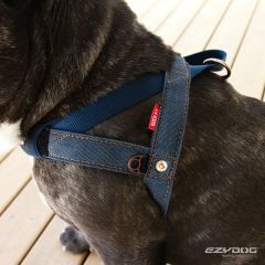 EZYDOG QUICK FIT HARNESS M DENIM HQMD