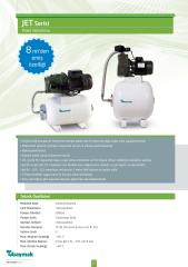 Baymak Jet 82 M 20 Lt Tanklı Paket Hidrofor