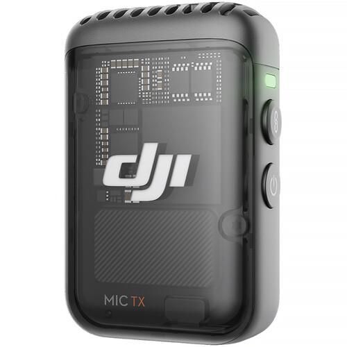 DJI Mic 2 Transmitter Dahili Mikrofonlu Kaydedici (Shadow Black)