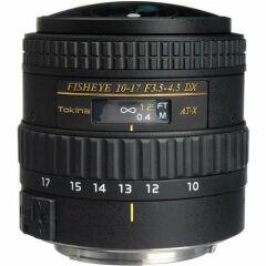 Tokina 10-17mm F3.5-4.5 AT-X Fisheye DX * Non Hood (Nikon)