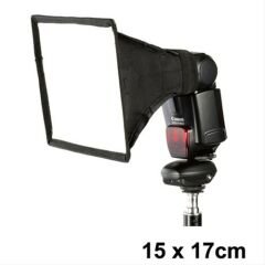 JINBEI E-15x17cm Tepe Flaş İçin Mini Softbox