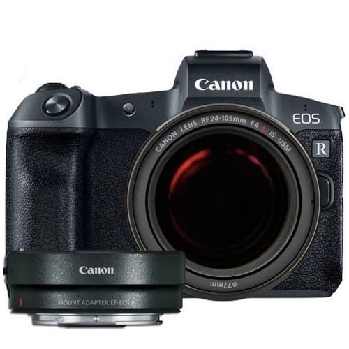 Canon EOS R 24-105mm f/4L IS USM + EF-EOS R Adaptör Kit