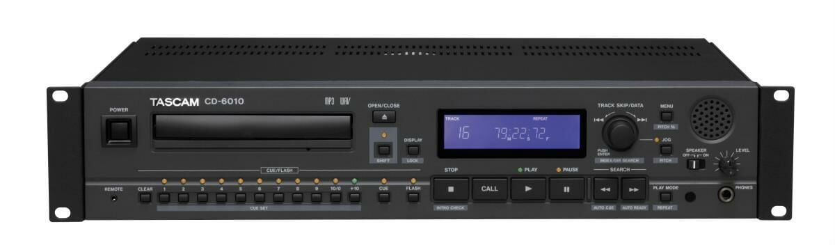 Tascam CD-6010 Yayın için Yüksek Performanslı CD Oynatıcı