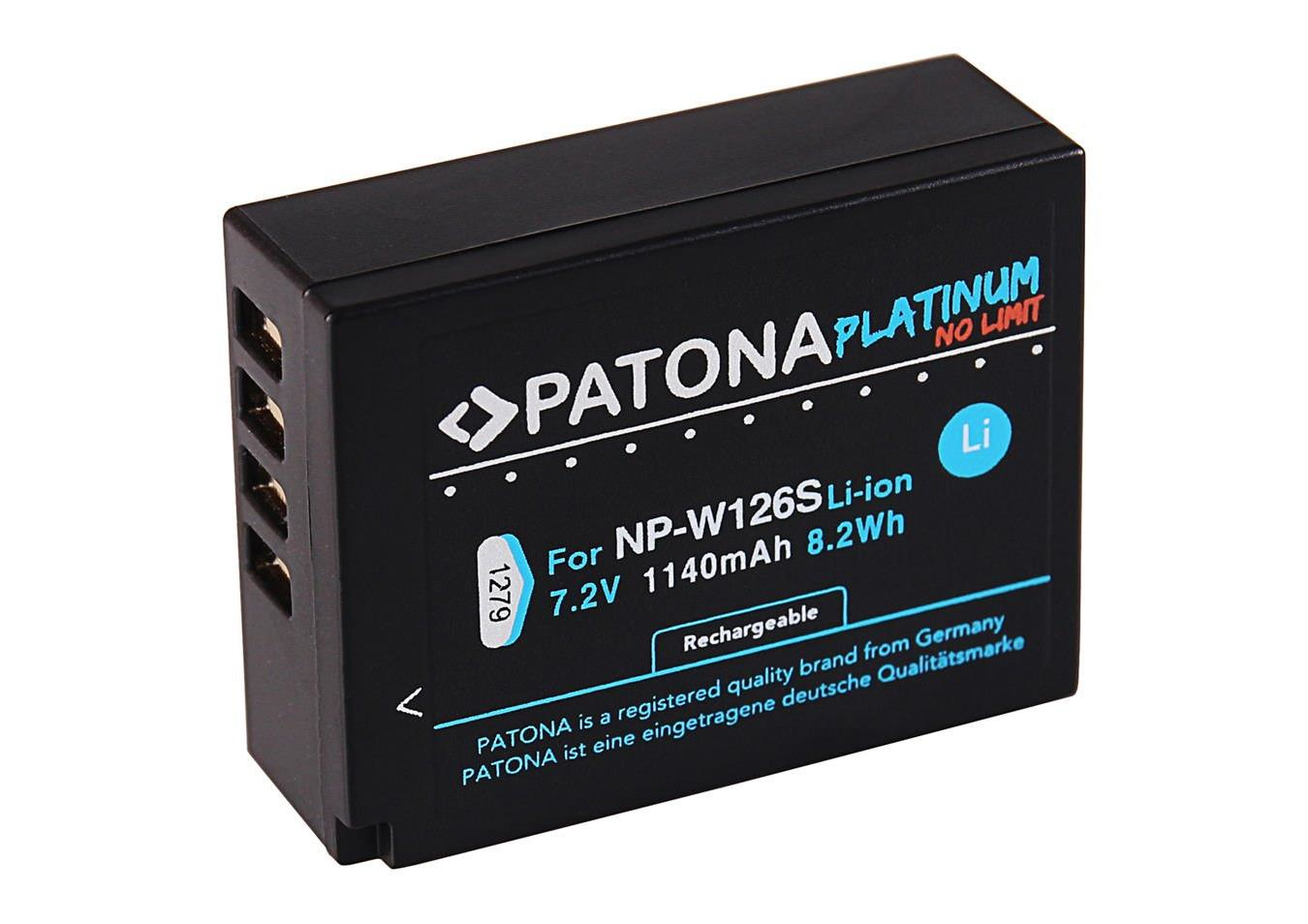 Patona Platinum Batarya Fuji NP-W126S İçin