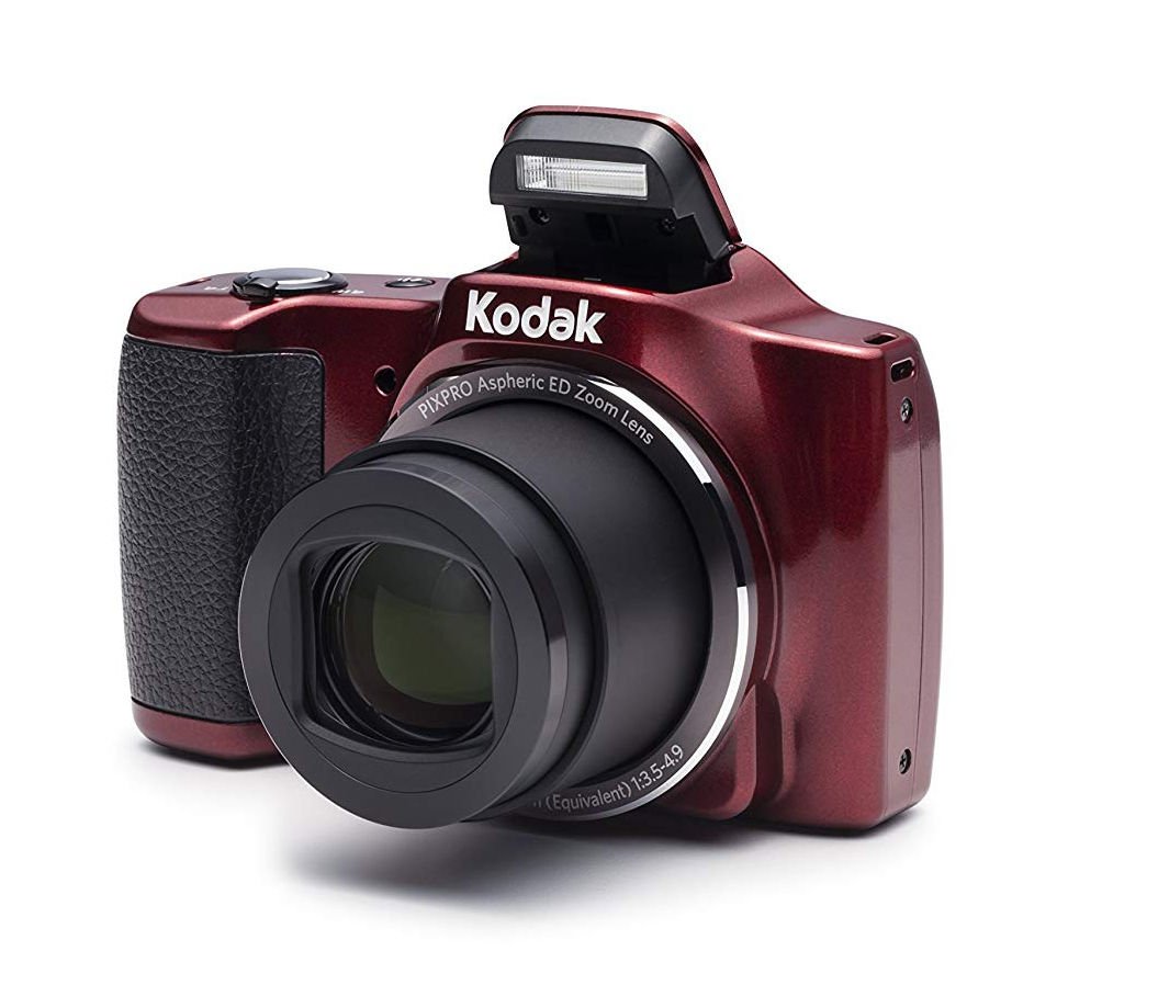 Kodak Friendly Zoom FZ201/20x Yakınlaştırma Dijital Fotoğraf Makinesi-Kırmızı