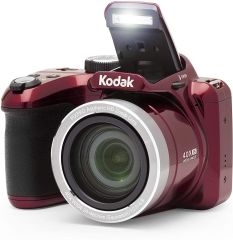 Kodak Astro Zoom AZ401/40x Yakınlaştırma Dijital Fotoğraf Makinesi-Kırmızı
